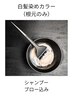 【平日限定】白髪染め(根本のみ)¥3,900