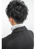 ワイルドツーブロックフェザーマッシュ