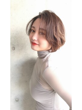 スプレンド センター南(SPLENDO hair nail supply&co.) 【SPLENDO立花】かきあげ系ハンサムボブ