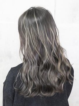 オーブ ヘアー ライカ 福島2号店(AUBE HAIR raika) 【AUBE HAIR】アッシュベージュ_ハイライト