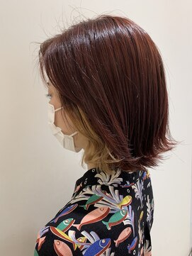 ノーブル 白金台店(Noble by PROGRESS) インナーカラー/ベルベットオレンジ