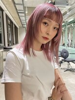 ロジ(loji)&nbsp;ピンク×姫カット