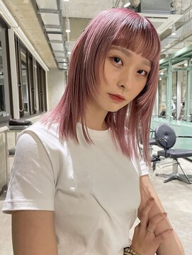 ロジ(loji) ピンク×姫カット