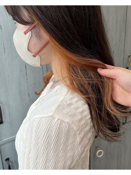 シュシュバイジャガラ 千葉駅北口店(chou chou byJAGARA) イヤリングカラー×オレンジ【chouchou千葉・千葉駅】