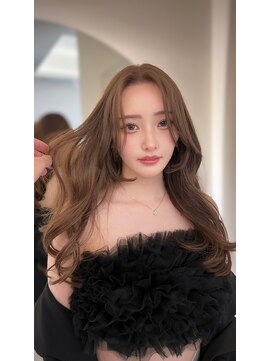 ラル 立川(lar) ヒロインベージュ_前髪マチルダボブピンクベージュ