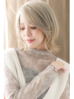 カバーヘア イヴ 戸頭店(COVER HAIR EVE) フレンチカジュアル小顔くびれヘアネオウルフZ戸頭10代20代30代