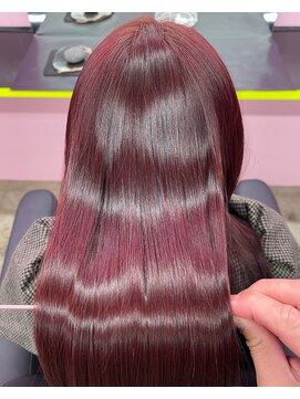 キジ(KIJI) 超高濃度水素tr×マイクロバブル×ガーネットレッド×艶髪ヘアー