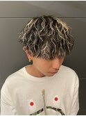 メンズマッシュツイストスパイラルパーマ