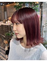 ヘアーアンドメイク ビス(HAIR&MAKE bis) 韓国で流行りのボルドーカラー♪