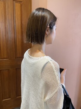 トワ(toi) ボブ×切りっぱなしボブ【横浜/横浜駅】