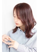 アールイーノウン 阿倍野区昭和町店(re; nown)&nbsp;ミディアムレイヤーカットストレートロングウルフカットベージュ