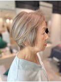 ナチュラルなグレージュの陰影でつくる立体感のあるカラー