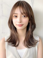 ブロウ ネックス ザ サロン 表参道(VLOW nex the salon)&nbsp;【hit style＃5】愛されミディアムレイヤー vlow 表参道 韓国