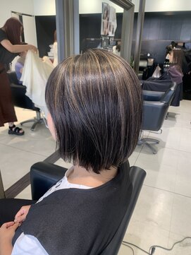 ヘアーサロンデフォーエバールークス(hairsalon de Forever Lux) コントラスト強め☆デザインハイライト☆