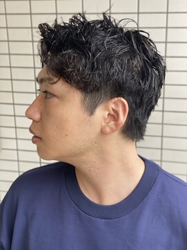 スウェル 船橋店(Swell) #ベリーショート#ダークアッシュ#ニュアンスパーマ#韓国マッシュ