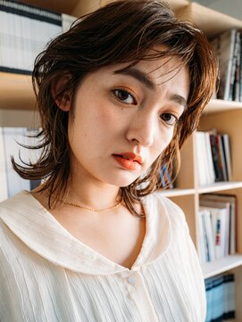 アカサ(A.casa) 大人ミディアムレイヤー/20代/30代/40代/50代/西阿知/イオン倉敷