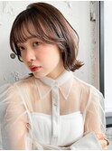 デジタルパーマモテ髪結べるボブこなれヘアうる艶髪ワンカール