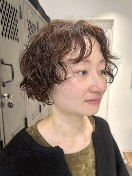 ナループロアツム(Nalu pu loa Tsum) ショートボブパーマ/ニュアンスパーマ/外国人風パーマ