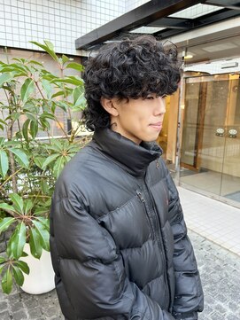 リブロ 三軒茶屋(LIBRO) ウルフパーマショートパーマ