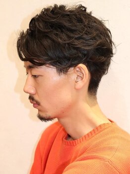 エスケイブ(S/CAVE)の写真/大人のメンズスタイルはパーマが決め手！パーマで周りと差が付くスタイルに！再現性の高さが好評◎