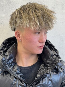 ルースト 西院店(ROOST) パイルツイスト×金メッシュ