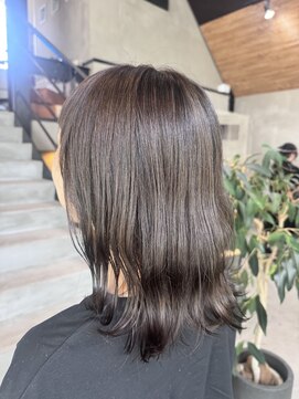 if ブリーチなし透明感オリーブカラー