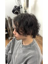 カリス ガーデン(Charis garden)&nbsp;センターパート/ツイストスパイラルパーマ/ウルフヘア