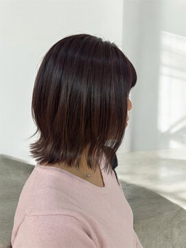 クオリス 上板橋店(QUALIS) 外ハネピンクブラウン透明感秋カラーこなれ大人可愛いピンクへア