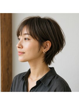 スープレックス ヘアーデザイン(SOUPREX HAIR DESIGN) 大人美フォルムショートボブ 20代 30代 40代 50代 60代髪質改善