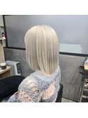 clo 白髪染め/白髪染めを使わない白髪染め/ハイライト/円山/ボブ