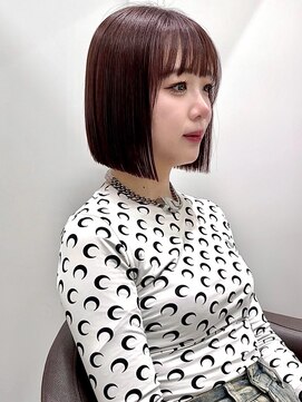 ヴィヴィー 福岡天神店(VIVIE) 柔らか質感のストレートボブ