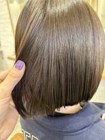 アピッシュココ(apish coco) まとまり重視◎ツヤブラウンボブ