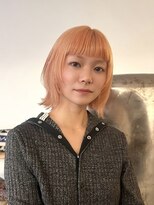 マカロニコースト(macaroni coast)&nbsp;前髪ありレイヤーボブくびれボブ顔周りレイヤー