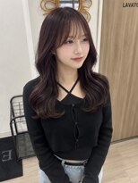 ユーフォリア 青山(Euphoria) くびれ巻き*レイヤーカット*ピンクブラウン*担当ami