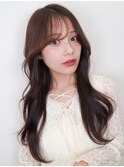 【La fith】ゆるふわロング×ビターモカベージュ×韓国風ヘア