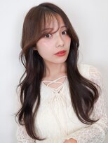 ラフィス ヘアーピュール 梅田茶屋町店(La fith hair pur)&nbsp;【La fith】ゆるふわロング×ビターモカベージュ×韓国風ヘア