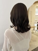 マルソー&nbsp;岡山オリーブブラウン髪質改善トリートメント顔まわりレイヤー