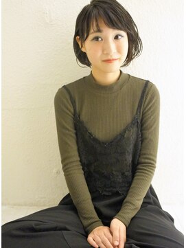 ドロップ(drop) お手入れ簡単！ふわっと耳かけボブ【表参道drop舘洞】