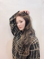 リゴレット 春日部店(RIGOLETTO)&nbsp;かきあげギャル系アッシュ