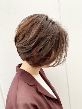 ルーファス 恵比寿 渋谷(Ruufus) 大人の丸みハンサムショートスタイル【Ruufus恵比寿渋谷】314ｂ7