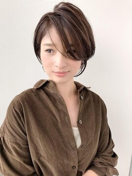 トータルビューティーハウス フラップ ミチ 野田店(total beauty house flap MICHI) 小顔耳かけショートボブ