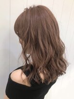 アイティー バイ アルバム 浦和店(IT by ALBUM)&nbsp;ピンクベージュ_オリーブカラーハイライトカラー_ba244361