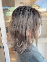 ポート(PORT)&nbsp;明るい白髪染め！ハイライトグレージュ！◎30代40代50代