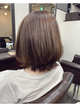 ヘアーサロン アウラ(hair salon aura) 【aura】ミディアムスタイル　ショコラベージュ
