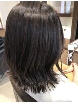 ヘアメイク クリア 神楽坂店(hair+make CLEAR)&nbsp;くびれミディ×透け感カラー　30代40代50代