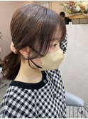 結んでも可愛い盛れる小顔カット【韓国ヘア/新宿】