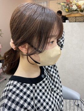 ラルムバイシー 新宿(LARME by Sea) 結んでも可愛い盛れる小顔カット【韓国ヘア/新宿】