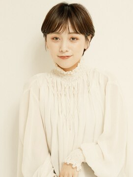 オンク 新宿(onk) 黒髪/グレーベージュ/レイヤーロング/前髪パーマ[新宿駅]