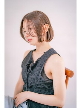 ベンジー 青森店(benji) 大人気フェイスレイヤーボブ　20代30代40代