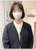【 YOKE 】ミニボブ韓国ボブ小顔顔まわりレイヤー